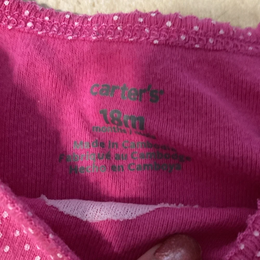 Girls 18M pair of pink onesies
